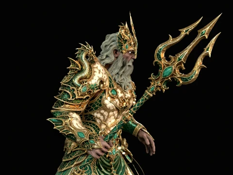 Poseidon 3D Model