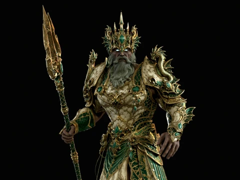 Poseidon 3D Model