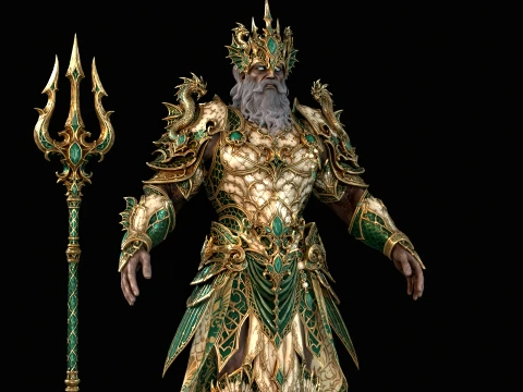 Poseidon 3D Model