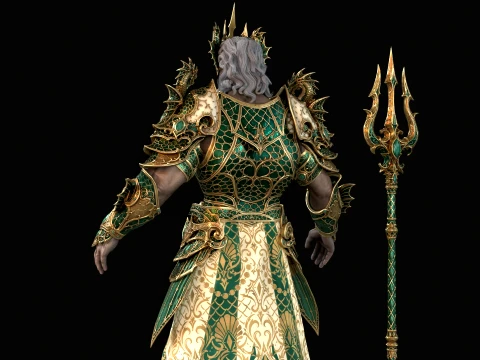 Poseidon 3D Model