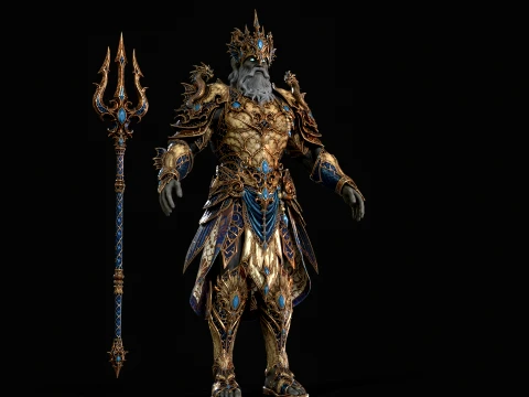 Poseidon 3D Model