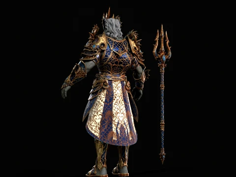 Poseidon 3D Model