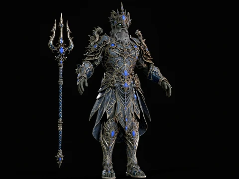 Poseidon 3D Model