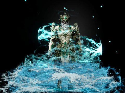Poseidon 3D Model