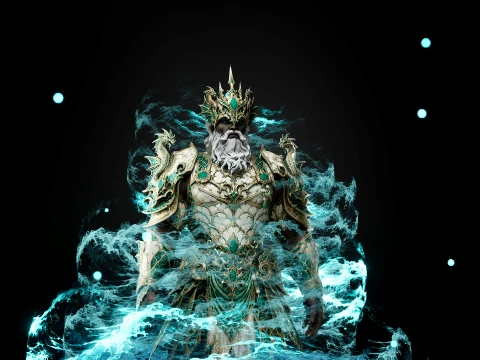 Poseidon 3D Model