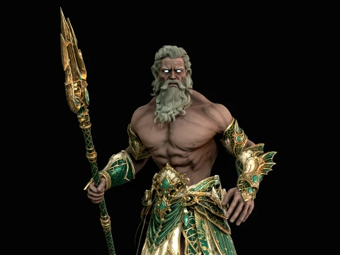 Poseidon 3D Model