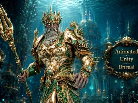 Poseidon 3D Model