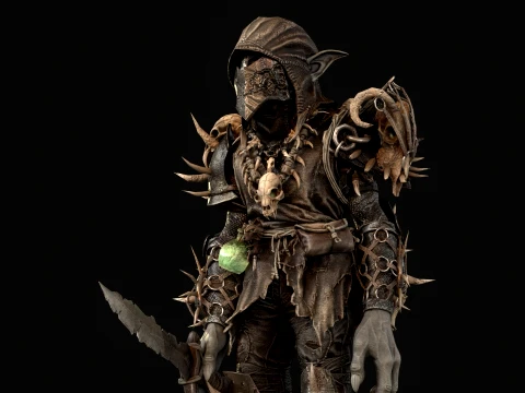 Goblin Fighter Two 3D Model