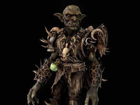 Goblin Fighter Two 3D Model