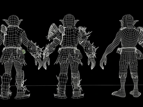 Goblin Fighter Two 3D Model