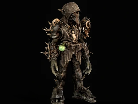 Goblin Fighter Two 3D Model