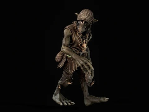 Goblin Fighter Two 3D Model