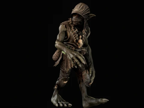 Goblin Fighter Two 3D Model