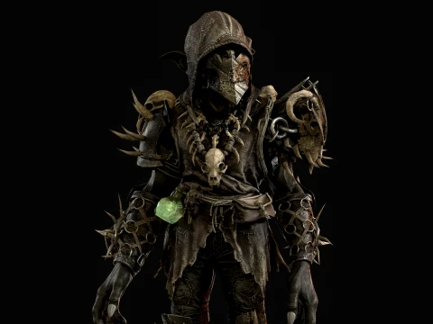 Goblin Fighter Two 3D Model