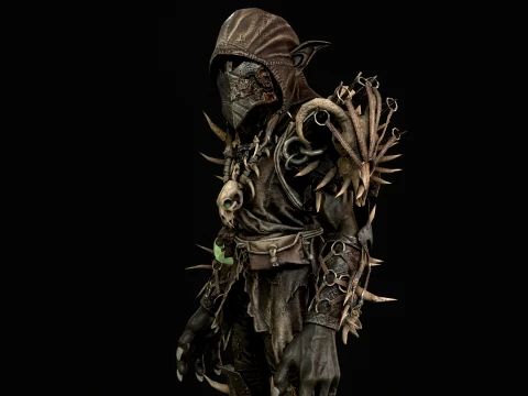Goblin Fighter Two 3D Model
