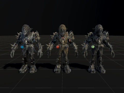 Goblin Fighter Two 3D Model