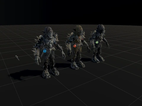Goblin Fighter Two 3D Model