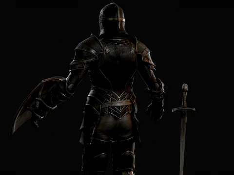 Dark Knight NPC Three 3D Model