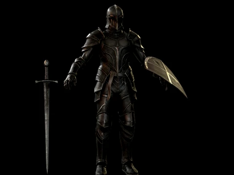 Dark Knight NPC Three 3D Model