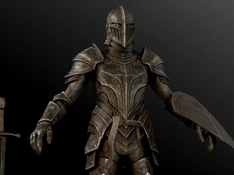 Dark Knight NPC Three 3D Model