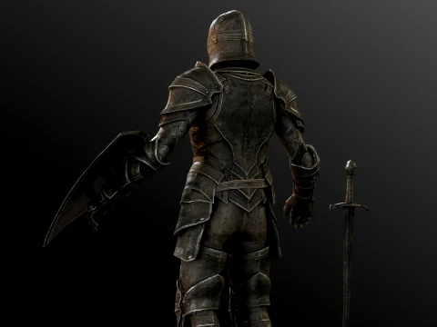 Dark Knight NPC Three 3D Model