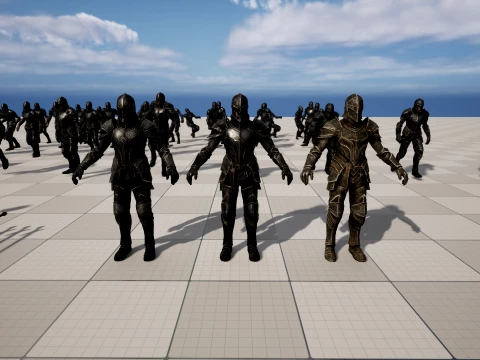 Dark Knight NPC Three 3D Model