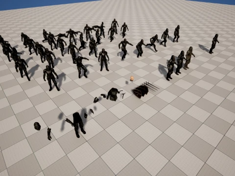 Dark Knight NPC Three 3D Model