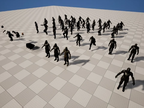 Dark Knight NPC Three 3D Model