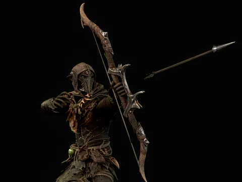 Orc Archer 3D Model
