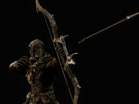 Orc Archer 3D Model