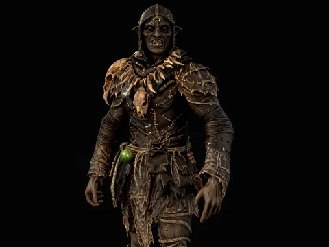 Orc Archer 3D Model