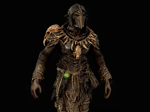 Orc Archer 3D Model