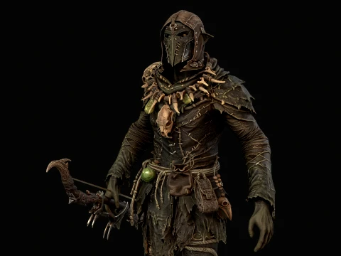 Orc Archer 3D Model