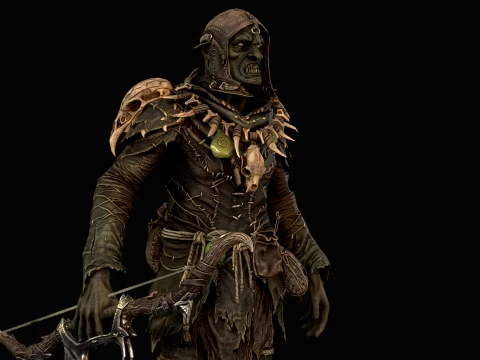 Orc Archer 3D Model