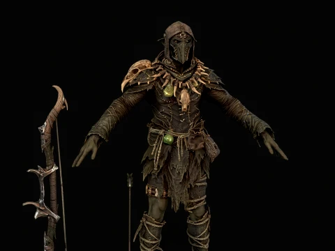 Orc Archer 3D Model