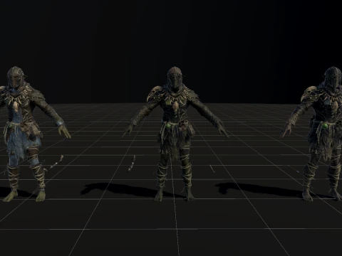 Orc Archer 3D Model