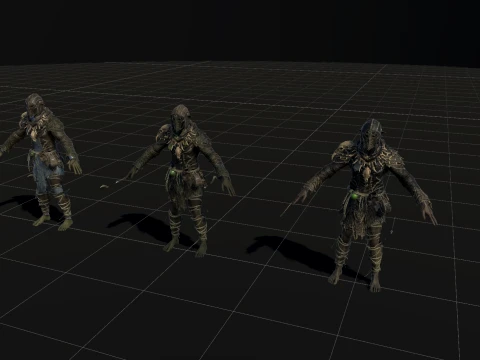 Orc Archer 3D Model