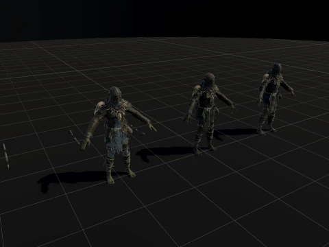 Orc Archer 3D Model