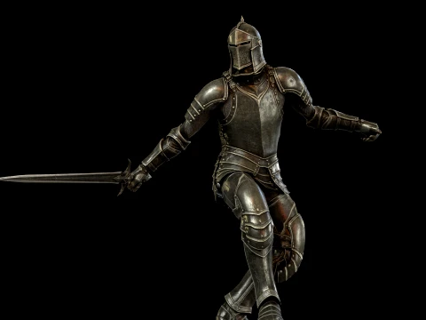 Dark Knight NPC Four 3D Model