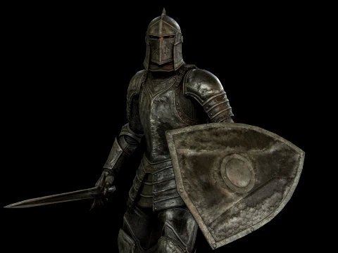 Dark Knight NPC Four 3D Model