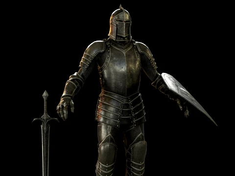 Dark Knight NPC Four 3D Model