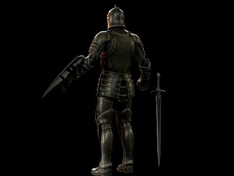 Dark Knight NPC Four 3D Model