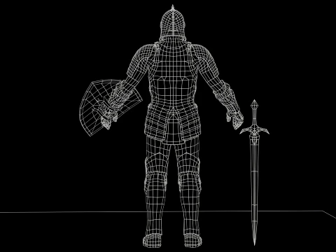 Dark Knight NPC Four 3D Model