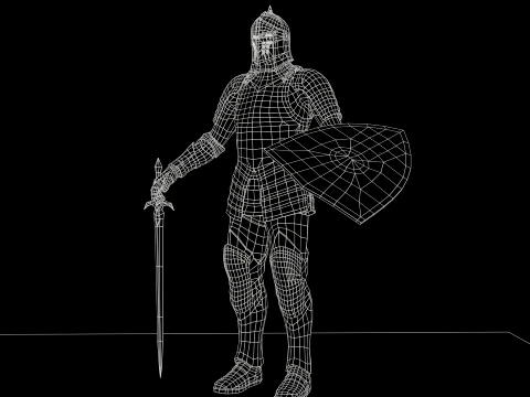 Dark Knight NPC Four 3D Model
