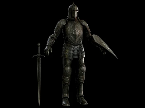 Dark Knight NPC Four 3D Model