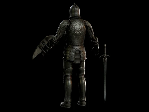 Dark Knight NPC Four 3D Model