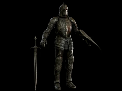 Dark Knight NPC Four 3D Model
