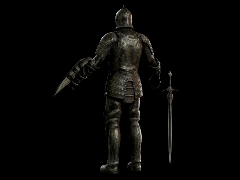 Dark Knight NPC Four 3D Model