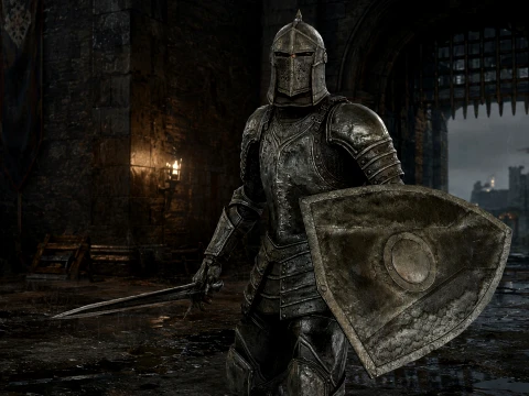 Dark Knight NPC Four 3D Model