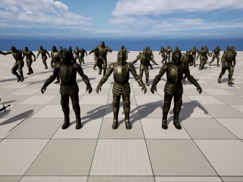 Dark Knight NPC Four 3D Model
